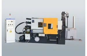 Machine à coulée à die automatique de production automatique à chaud 180t .